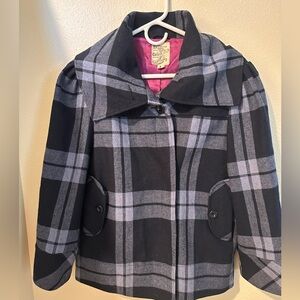 Tulle Jacket (Anthropologie); Navy Blue & Light Blue